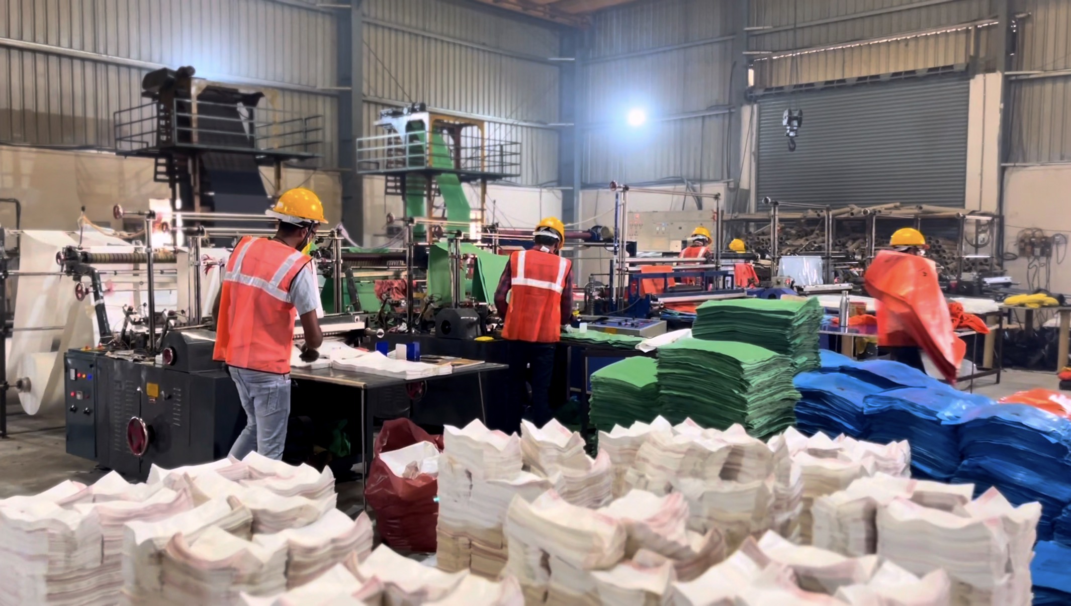 Ushakiran Ecoplast garbage bag manufacturing facility Hyderabad
